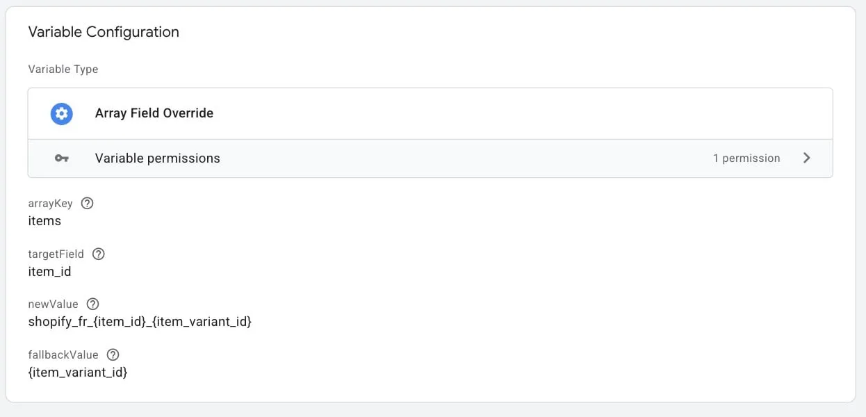 configuration template variable server-side gtm