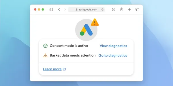 Google Ads basket data needs attention : comment corriger l'erreur ?