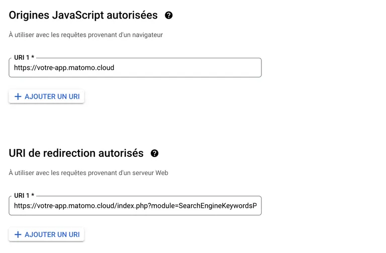 identifiant google cloud platform